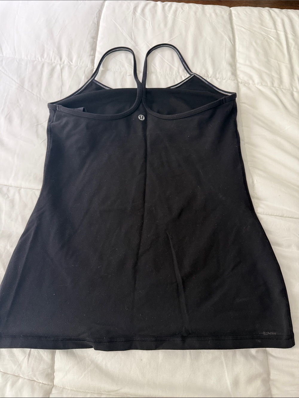 lululemon athletica Black Slim Racerback Tank size 10 no pads